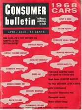 1968 new cars in Consumer Bulletin Auto Guide. Chevrolet, Ford, Mopar, AMC more.