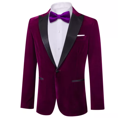 Para Hombres Floral Esmoquin Cena Chaqueta Calce Regular Chal Solapa Paisley Baile de graduación Fiesta Traje - Imagen 25 de 236