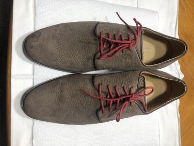 cole haan 9 mens casual Brown Red Shoes Laces Used Once Good  display picture 1