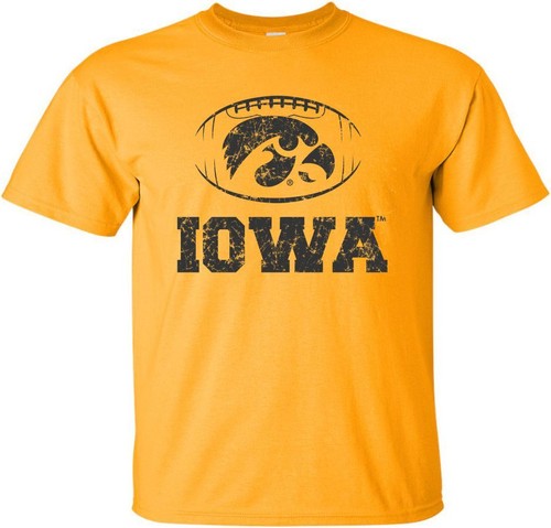 Tigerhawk in Football Iowa - Iowa Hawkeyes Gold t-shirt - 第 9/9 張圖片
