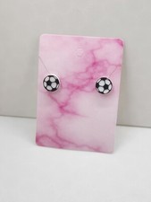 Soccer Stud Earrings - 3D Printed Earrings 