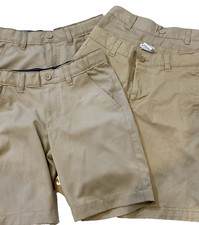 French Toast  Amazon Boys School Uniform Shorts Khaki Size 8 Lot of 4
