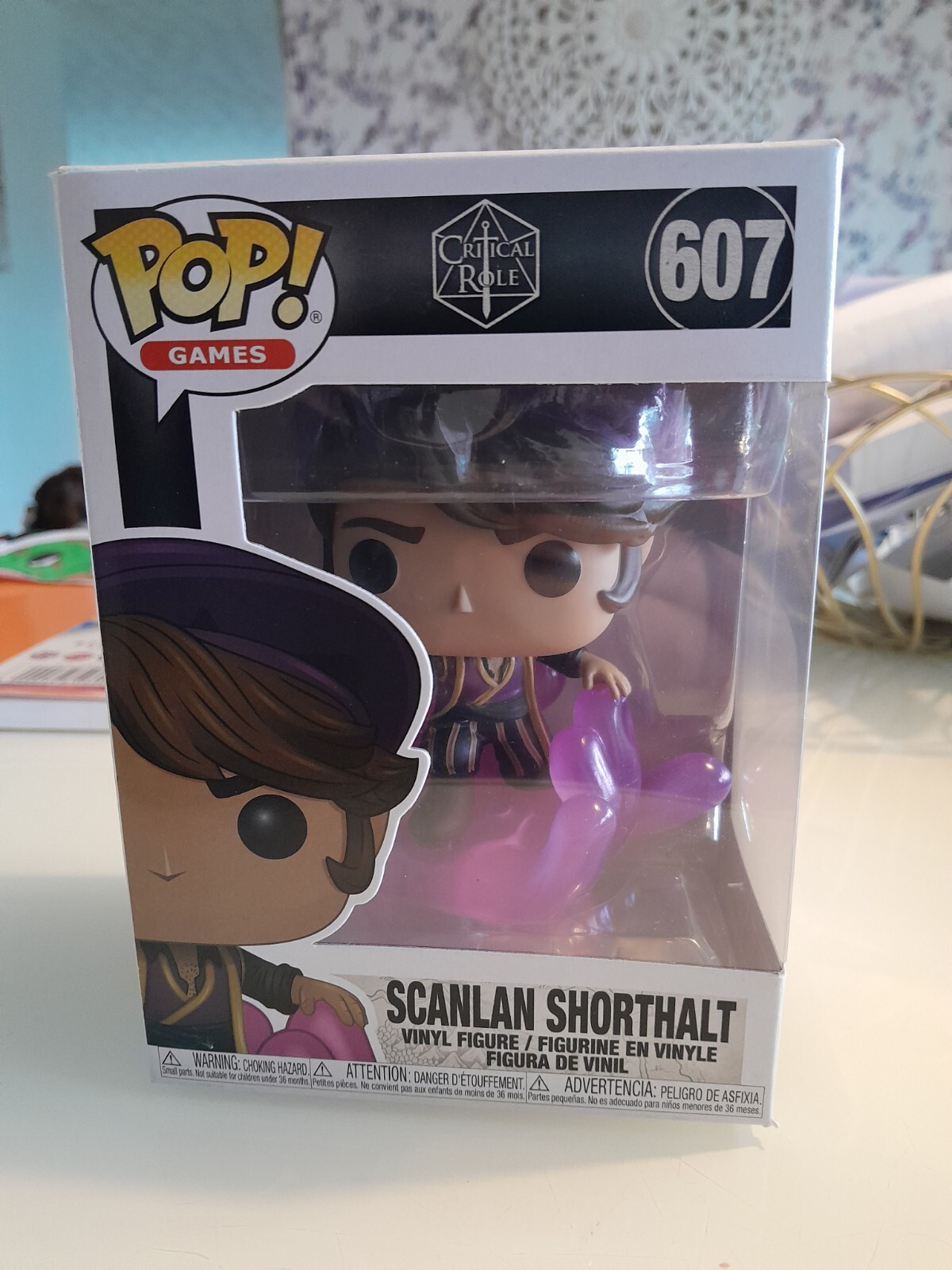 Funko Pop 607 Vox Machina Papel Crítico Scanlan Corto Nuevo En Caja Raro Abovedado