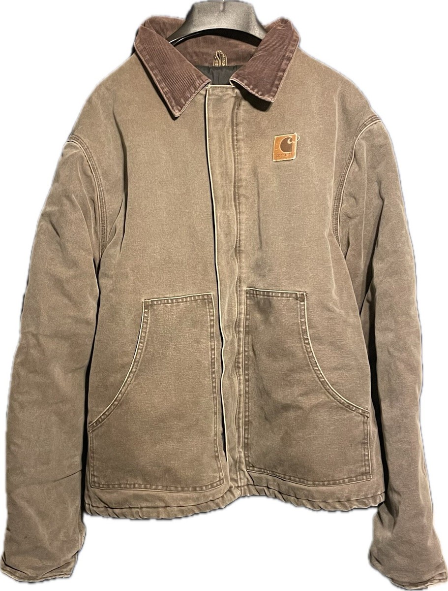 Carhartt J22CHT Arctic Coat Jacket Brown Size XXL Tall Made Carhartt J22CHT Arctic Coat Jacket Brown Size XXL Tall Made