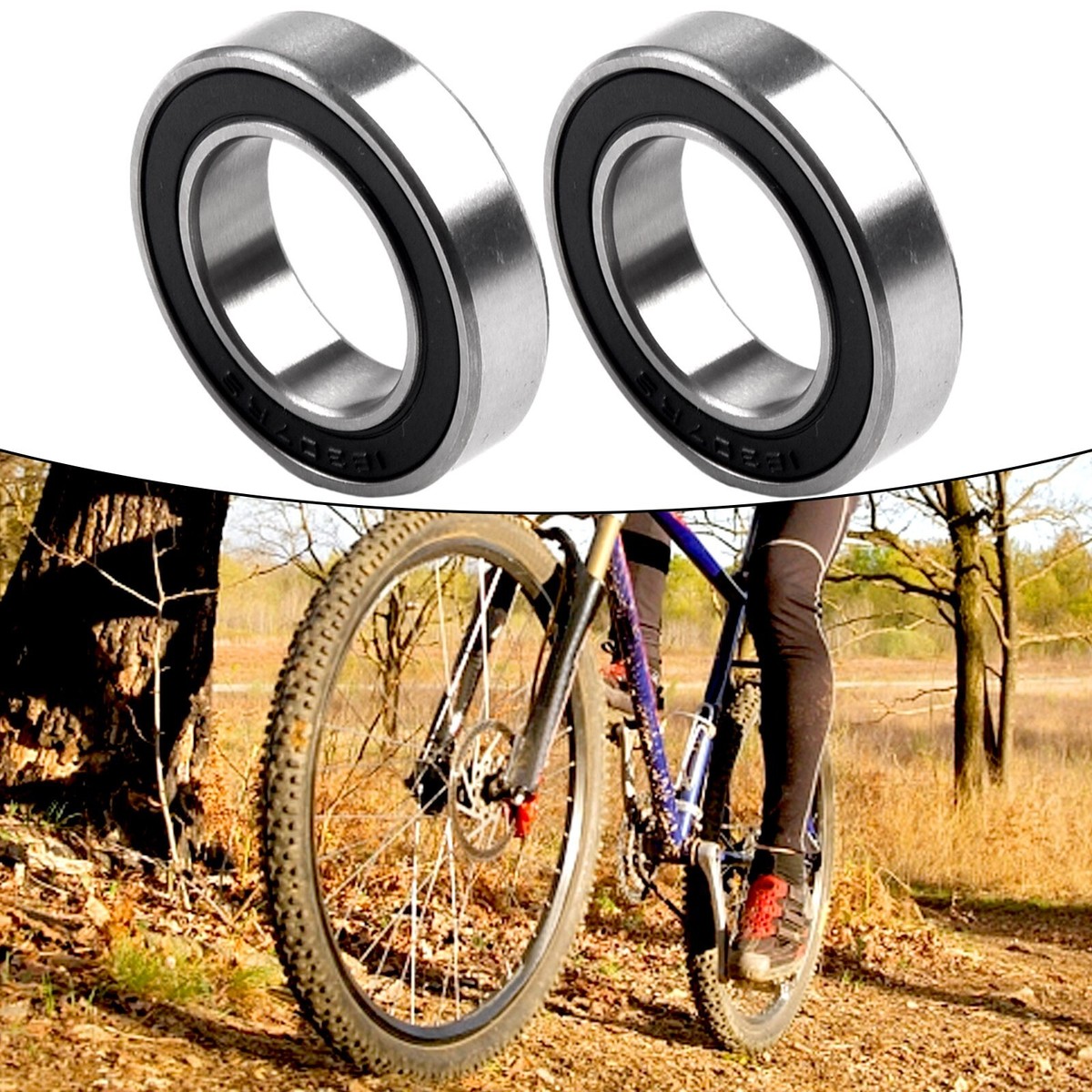 Reliable Bike Wheel Hub Bearings Pcs 18x30x7mm 6903 18 2RS Black