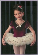 Child Large Ballet Tutu Dance Costume Burgundy Petite BALLERINA