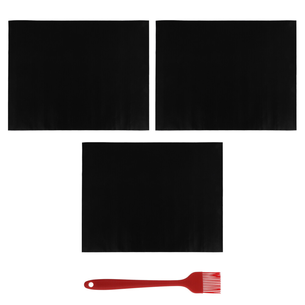 4 Pcs Grill Basket Reusable Air Fryer Barbecue Mat Baking Tool