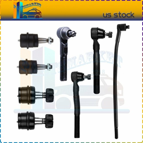 Set Of 8 Outer Inner Tie Rod Ends Ball Joints Kit For 20072015 Jeep