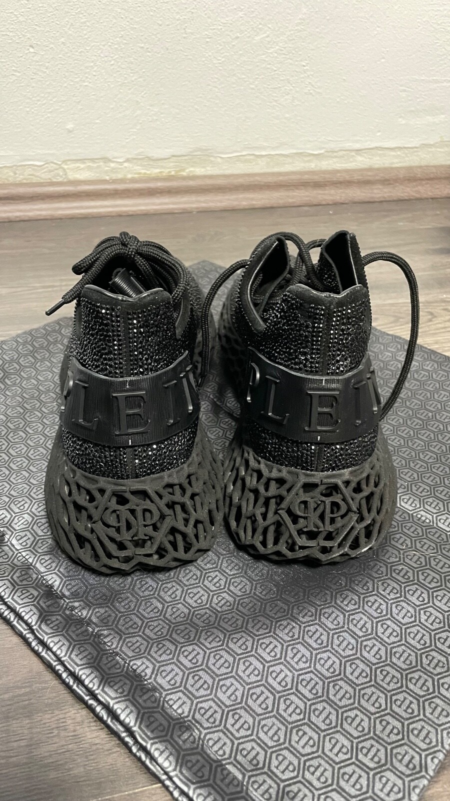 Philipp Plein Skeleton Caviar low-top sneakers image 7