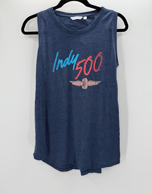Camp David Womens Tank Top Indie 500 Hootie Size Medium Blue New With Tag