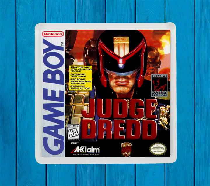 Judge Dredd Nintendo Game Boy Fridge Magnet Aimant Frigo