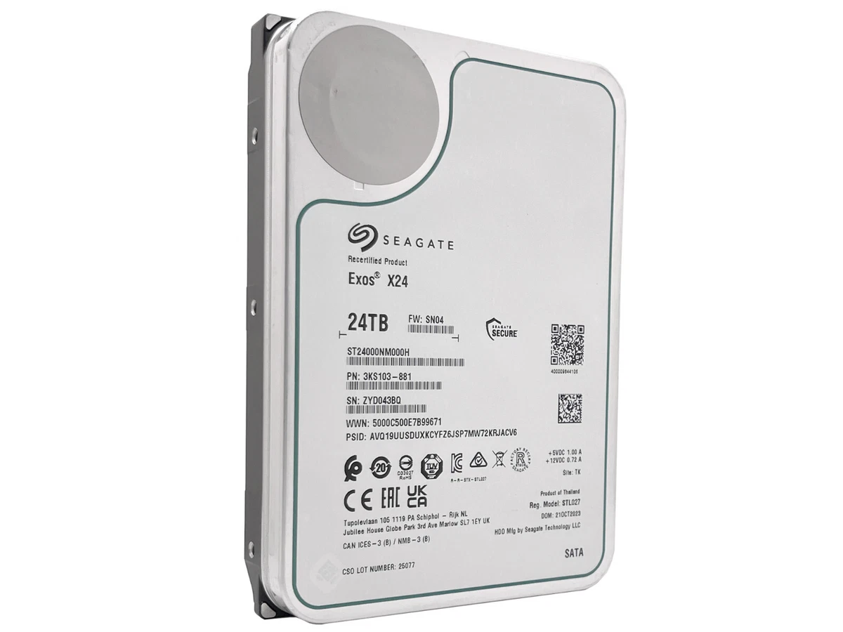 SAS Internal Hard Disk Drives 24 TB Storage Capacity for sale | eBay