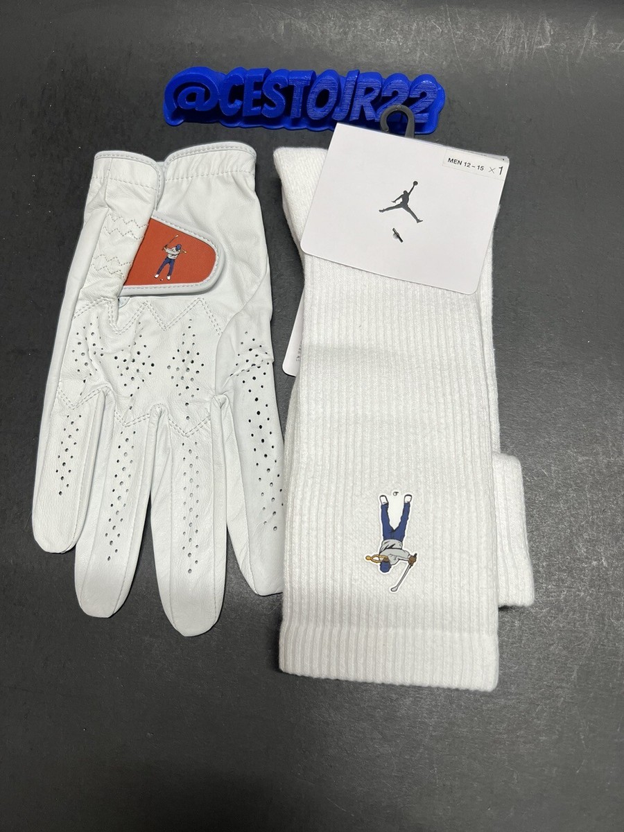 NIKE AIR JORDAN X EASTSIDE GOLF GLOVES RIGHT XXL + SOCKS XL 12-15