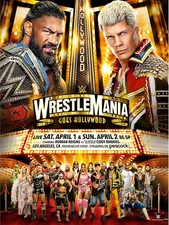 Wrestlemania 39 WWE 2023 Poster No Frame, Gift for Fan, High Quality Poster