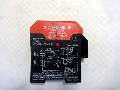NEW CROUSE-HINDS ABB CEAG SA-2-3025-M0109 GHG 122-3025M0109  SWITCH-RELAY