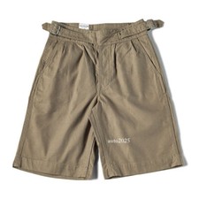British Army Gurkha Shorts 70s Men Khaki Pants Chino Drill Military Short Pants