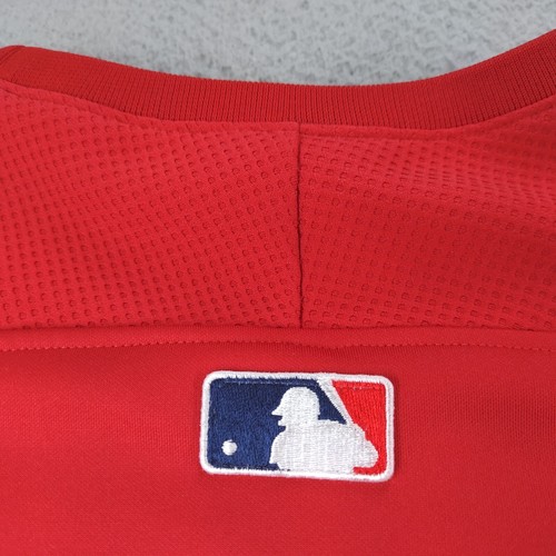 Vintage Boston Red Sox Shirt Men Extra Large Red Majestic Pullover MLB Authentic - Picture 7 of 24