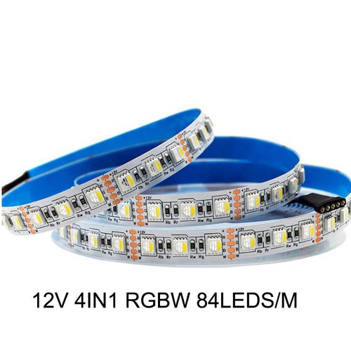 4in1 RGBW RGBWW LED Strip light 5050 60/96/120leds/m RGB White Tape lamp 12V 24V - Picture 24 of 30