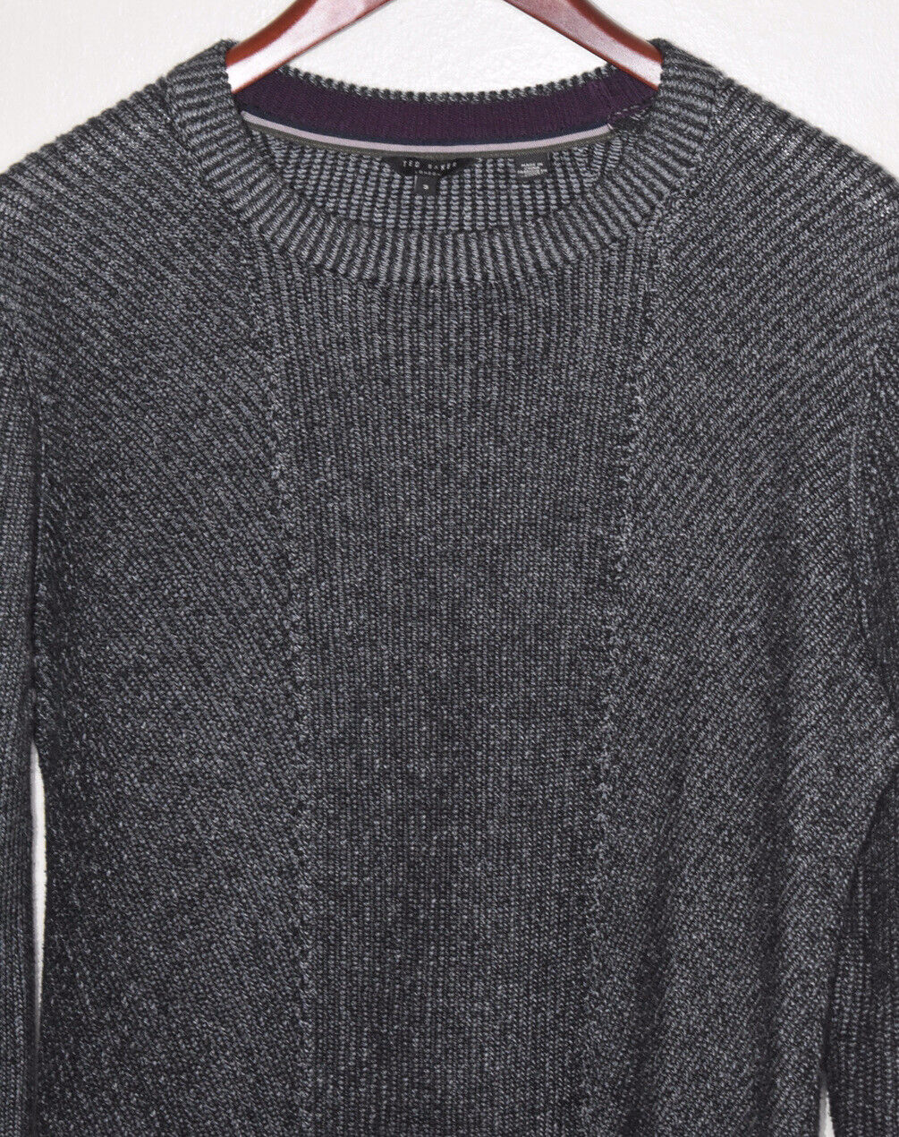 Ted Baker Men's Sweater Size 3/M Cotton Blend - image 3