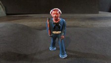 Vintage Barclay Toy Soldier - Pod Foot Marching Sailor with Rifle some damage