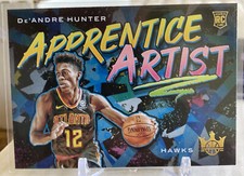 De'Andre Hunter 2019-20 Panini Court Kings Apprentice Artist #1 Rookie RC Hawks