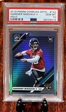 2019 Donruss Optic Silver Holo Prizm Rookie PSA 10 #142 Gardner Minshew II RC