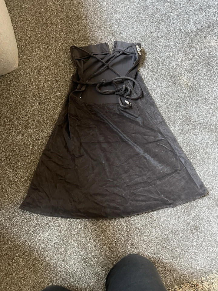 Juicy Couture Vintage Swim Cover Up Swim Dress Sea Shells Rhinestones New Brown - Image 3 of 4