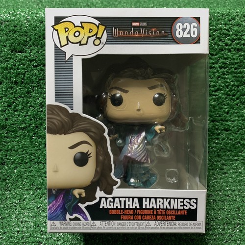 Funko Pop WandaVision Scarlet Witch 823 and Agatha Harkness 826 Marvel - New - Picture 2 of 12