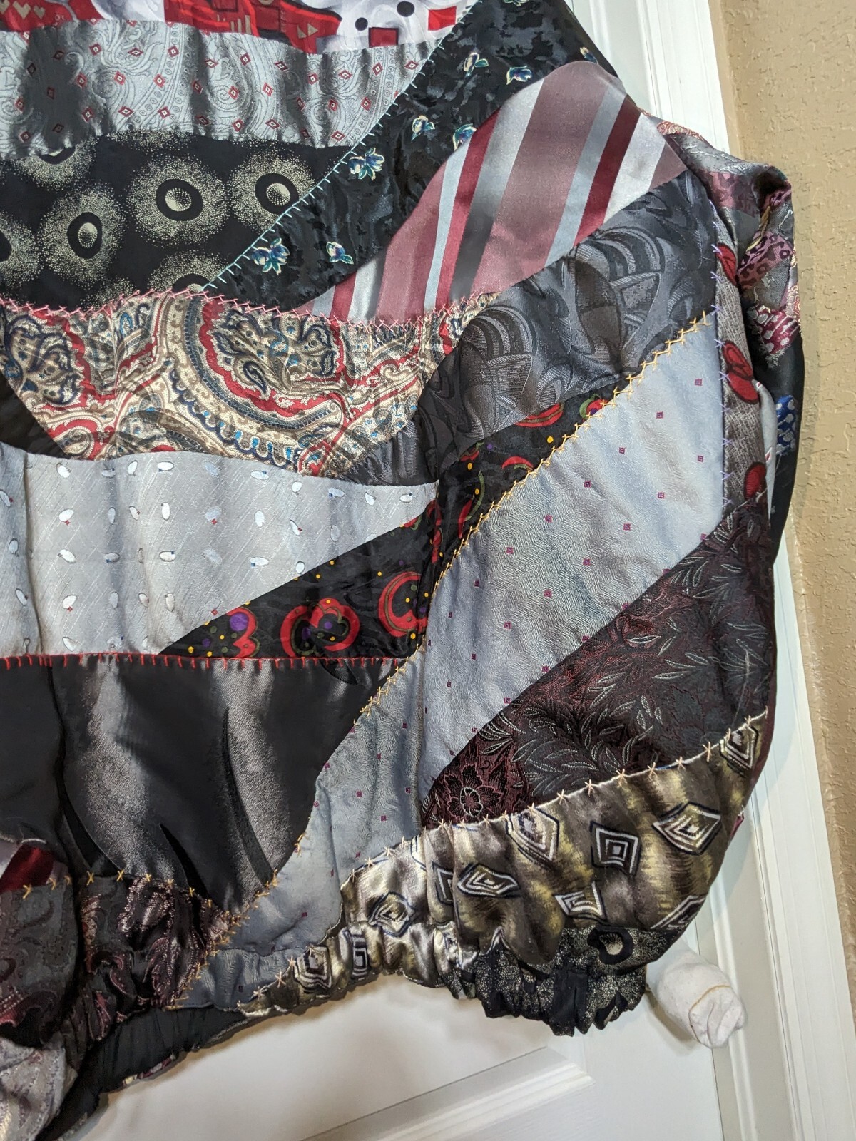 Vintage Reworked OSCAR De La RENTA Patchwork Coat… - image 19