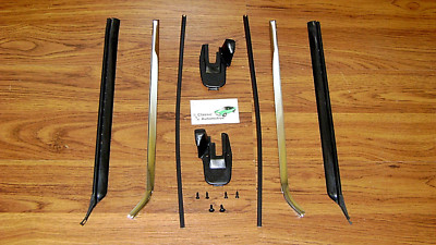 Quarter Window Vertical Sash Chrome 14pc w/Seals UJambs 67 68 69 Camaro Firebird