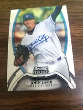 JOHN LAMB 2011 Bowman Sterling CARD #12 Kansas City Royals (ROOKIE CHROME)