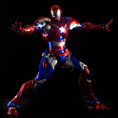 (US Seller) Sentinel Marvel RE:EDIT #03 Iron Patriot SDCC 2016 Exclusive Figure - Picture 7 of 12
