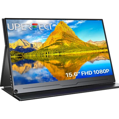 UPERFECT Monitor Gaming 15.6" Pantalla IPS Portátil USB C Monitor Monitor Portátil