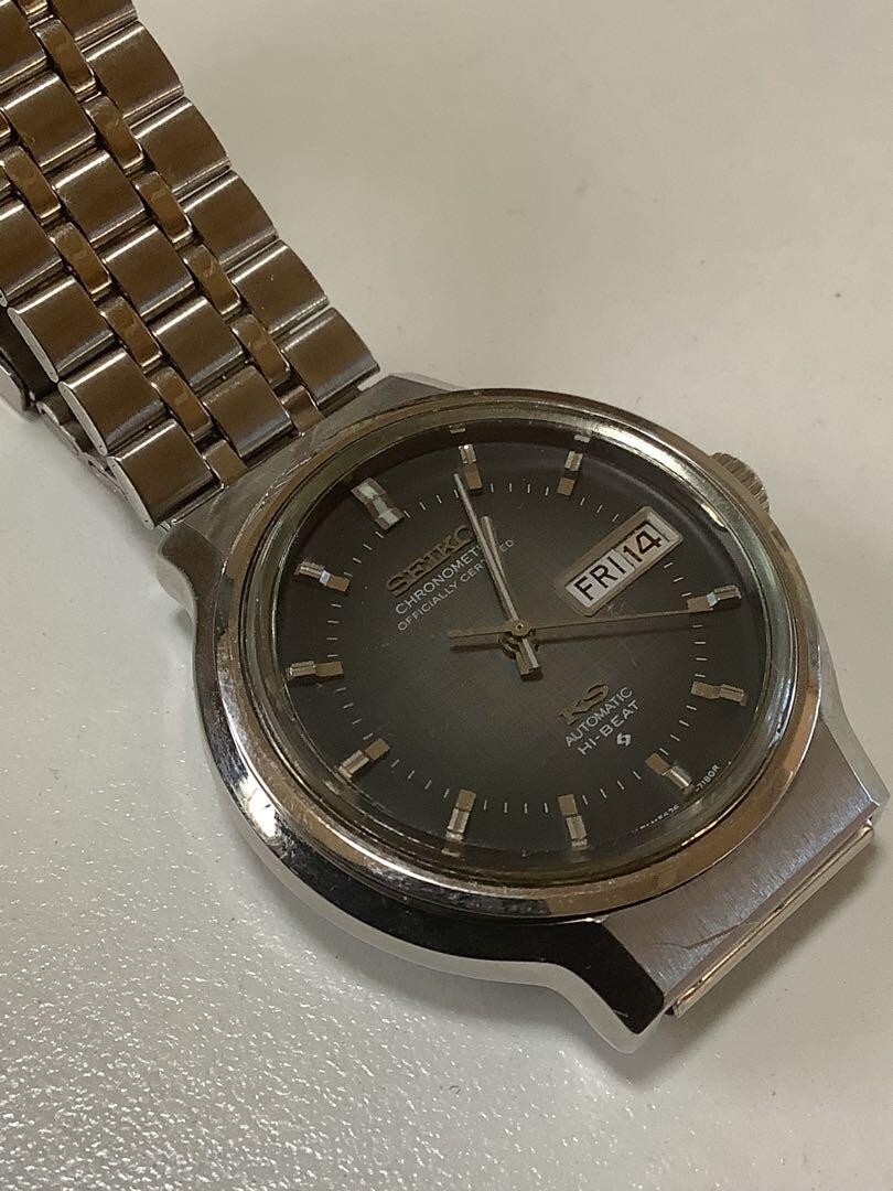 ヘ*ゴ様 中古ジャンク　セイコー KS HI-BEAT 紳士用腕時計　5626 Seiko King Seiko 5626-7000 Vintage Overhaul Hi-Beat