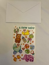 Baby Shower A New Baby Greeting Card With Envelope Can Be Customized