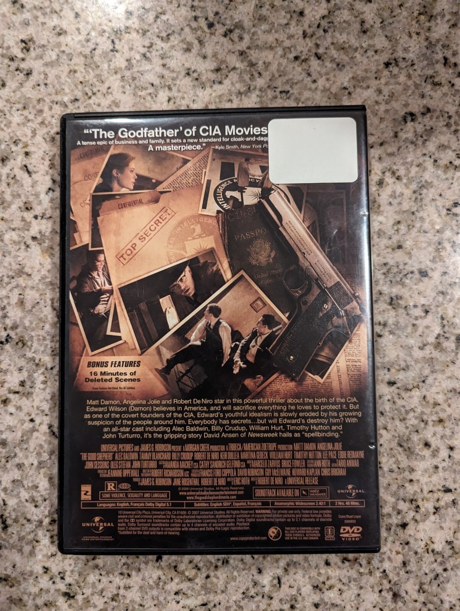 The Good Shepherd (DVD, 2006) Matt Damon, Angelina Jolie - Drama
