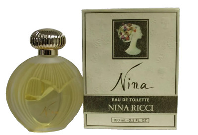 Nina by Nina Ricci For Women 3.3 oz Eau de Toilette Pour Splash Vintage RARE