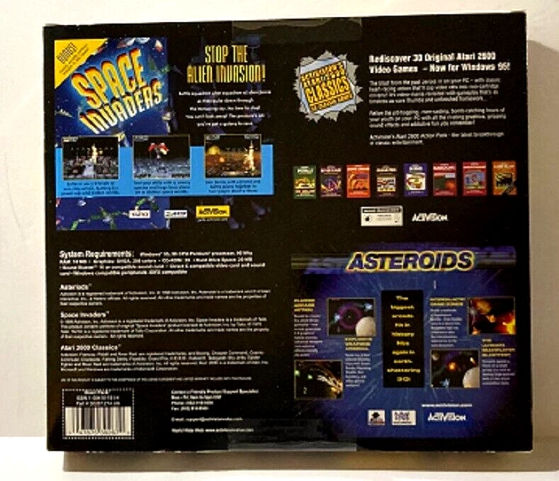 Blast Pack - Space Invaders/Asteroids/Atari 2600 Classics Box Set New Sealed - Image 2 of 4