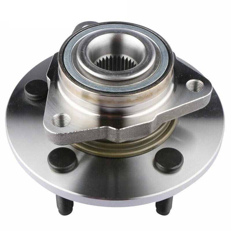 Par de bujes de cojinete de rueda delantera Timken nuevos 5 tacos para Dodge Ram 1500 2002-2008 sin ABS Foto 3 de 4