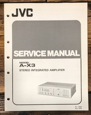JVC A-X3 Amplifier Service Manual Original 