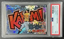 NICK KURTZ PSA 7 2025 PANINI PROSPECT EDITION #12 KABOOM! KABOOM SSP A'S 2206