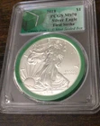 2018 American Silver Eagle Coin, First Strike, PCGS MS70