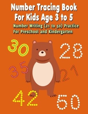 NUMBER TRACING BOOK FOR KIDS AGE 3 TO 5: NUMBER WRITING **BRAND NEW**