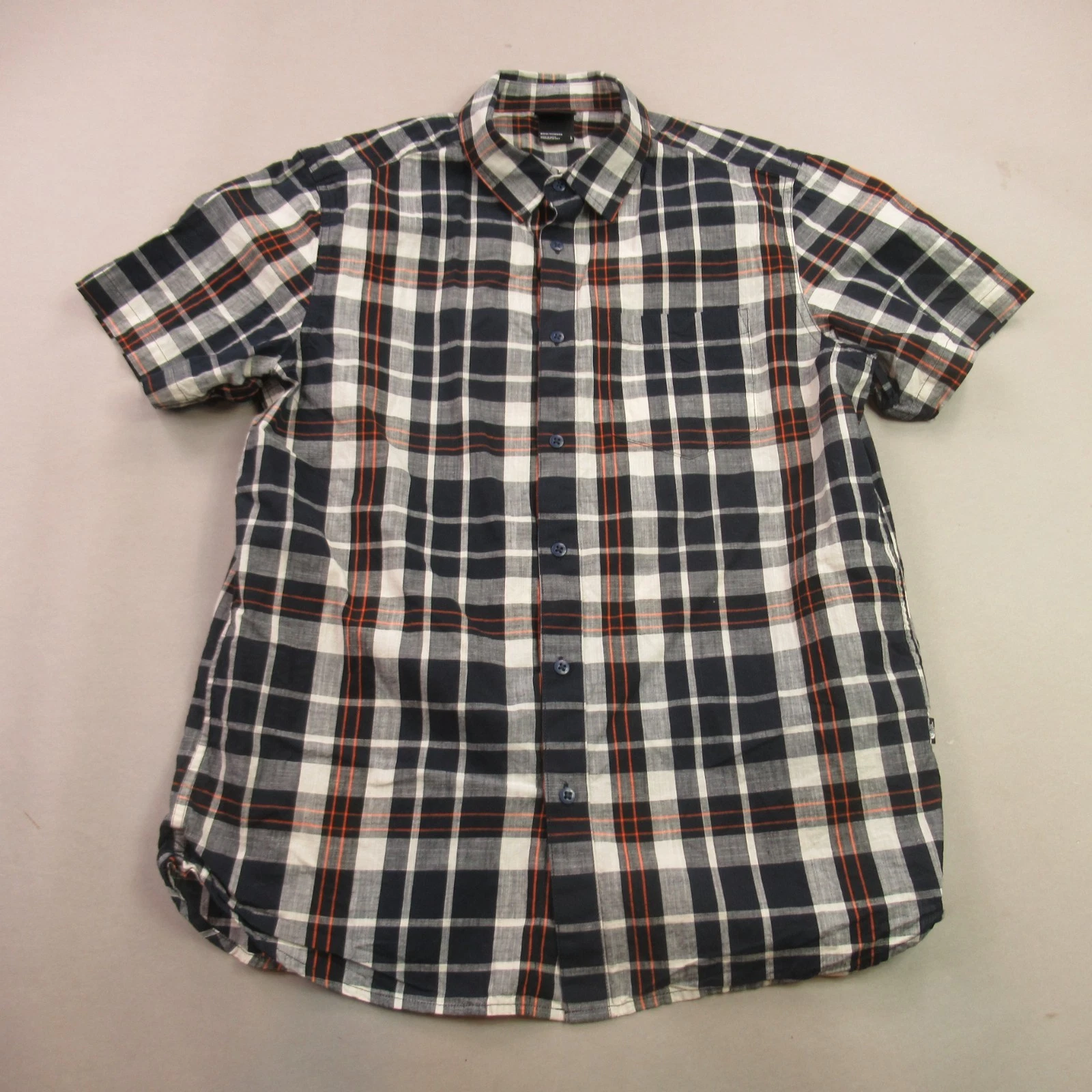 North Face Shirt Mens Large Short Sleeve Pocket Button Front Plaid Hiking
Opens in a new window or t