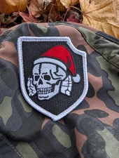 Christmas Skull Patch