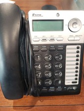 AT T Corded Telephone with Caller ID - Silver/Black AT ML17929 