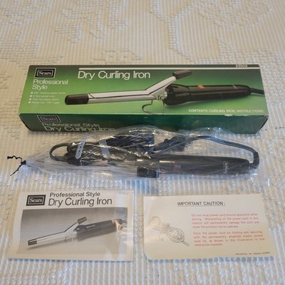 Vintage SEARS ROEBUCK Dry Curling Iron Dry  