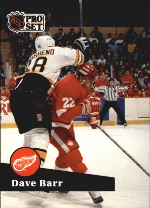 1991-92 Pro Set #65 Dave Barr - HKY