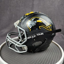 Knights Riddell Full Size Football Helmet Black Yellow Digital Camo