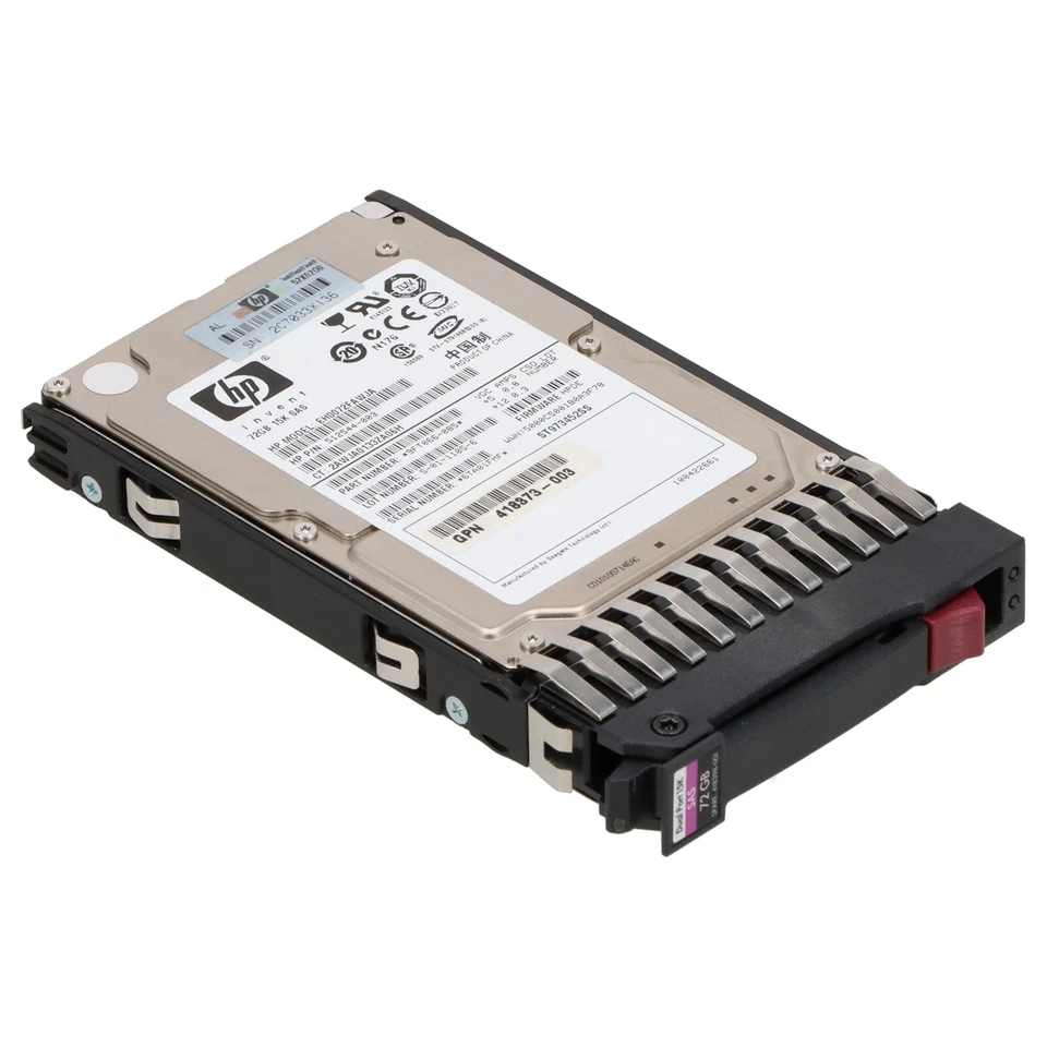 HP SAS-Festplatte 72GB 15k SAS DP SFF - 418371-B21